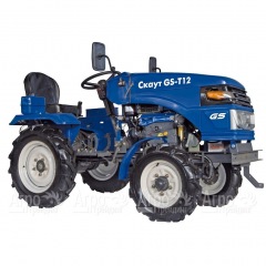 Многофункциональный минитрактор Garden Scout (Скаут) T-12DIF + фреза + двухкорпусный плуг в Курске