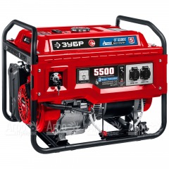 Бензин-газовый генератор Зубр СГ-5500Е 5.5 кВт в Курске