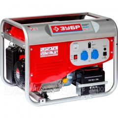 Бензогенератор Зубр ЗЭСБ-4000-Э 4 кВт с электростартером в Курске