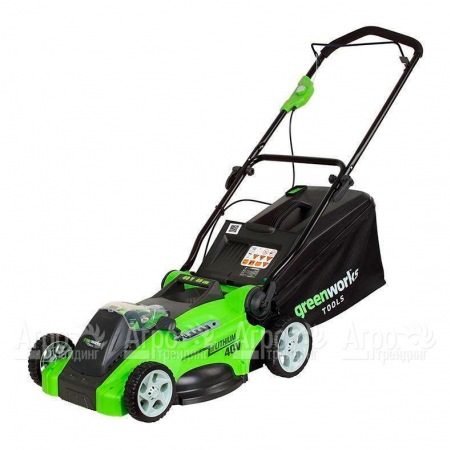 Газонокосилка аккумуляторная GreenWorks G40LM40 3 Ач в Курске