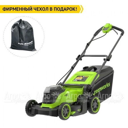 Газонокосилка аккумуляторная GreenWorks GD24X2LM411 (без аккумулятора и зарядного устройства) в Курске
