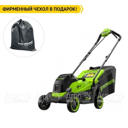 Газонокосилка аккумуляторная GreenWorks GD24LM331 4 Ач в Курске