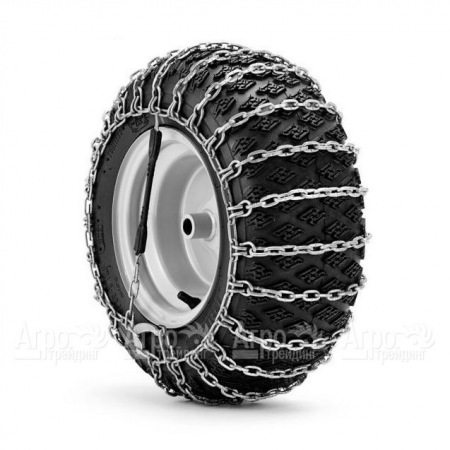 Снежные цепи на колеса 18&quot; пара для тракторов Husqvarna TC138, TS138  в Курске