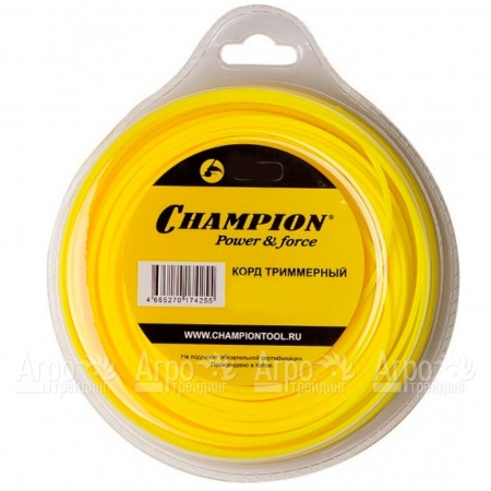 Корд триммерный Champion Star 1.3мм, 15м (звезда) в Курске