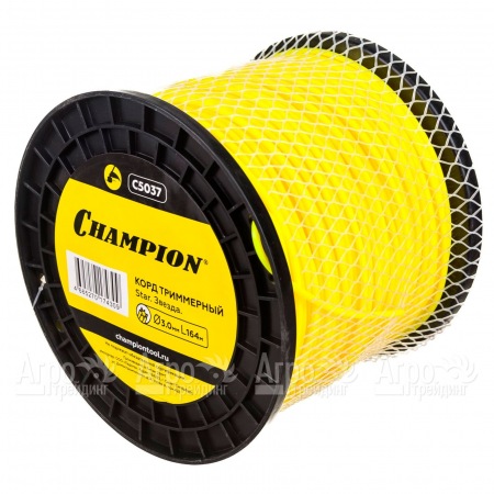 Корд триммерный Champion Star 3.0мм, 164м (звезда)+нож  в Курске