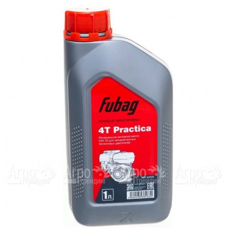 Масло моторное минеральное Fubag Practica SAE 30 1 л для 4-тактных двигателей в Курске