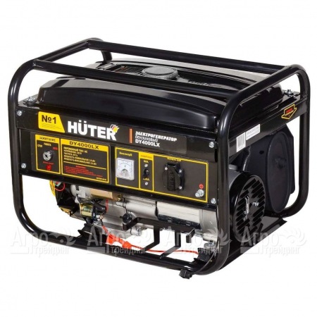 Бензиновый генератор Huter DY4000LX 3 кВт - электростартер в Курске