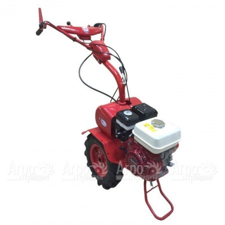 Мотоблок Салют 5Х с двигателем Honda GC190 6.0 л.с (фрезы в комплекте) в Курске