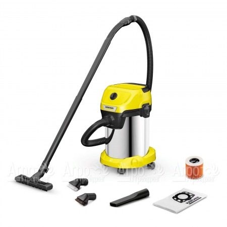 Хозяйственный пылесос Karcher WD 3 S V-19/4/20 SuctionBrushKit в Курске