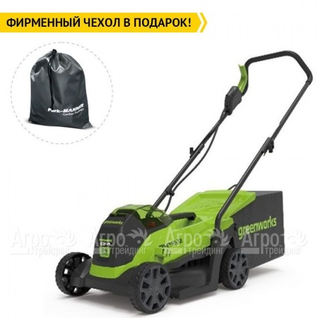 Газонокосилка аккумуляторная GreenWorks GD24LM33K4 в Курске