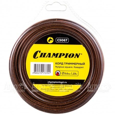 Корд триммерный Champion Nylplus Square 3.0мм, 23м (квадрат)  в Курске