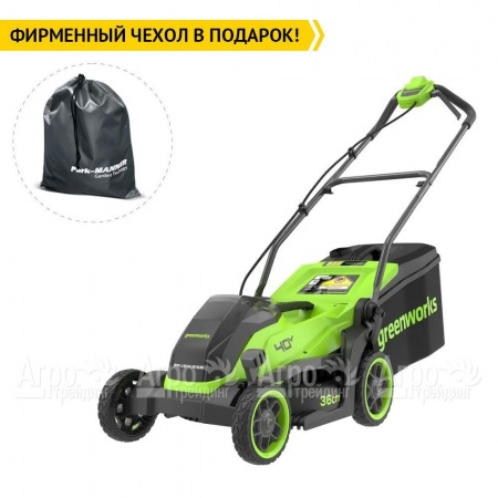 Газонокосилка аккумуляторная GreenWorks GD40LM361 4 Ач в Курске