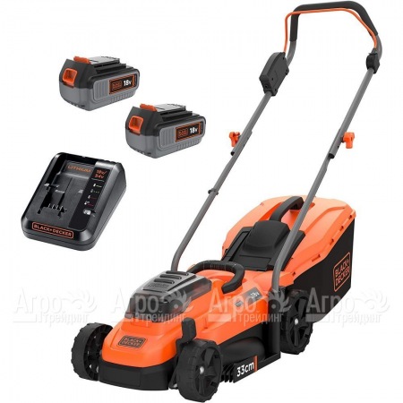 Газонокосилка аккумуляторная Black+Decker BCMW33184L2 в Курске