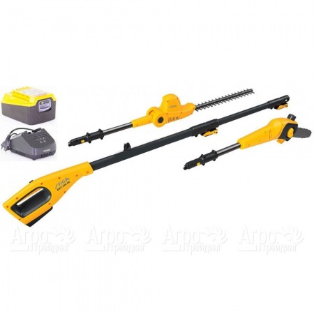 Высоторез аккумуляторный + ножницы для живой изгороди Stiga SMT 100 AE Kit в Курске