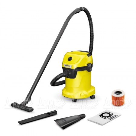Хозяйственный пылесос Karcher WD 3 V-17/4/35 + Nozzles в Курске