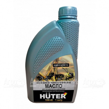 Масло моторное Huter 10W-40, 1 л для 4-х тактных двигателей в Курске