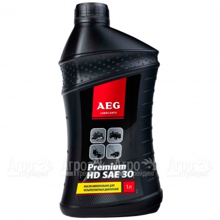 Масло AEG Premium HD SAE 30 API SJ/CF 1 л для 4-х тактных двигателей в Курске