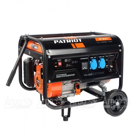 Бензогенератор Patriot GP 3810L 2.8 кВт в Курске