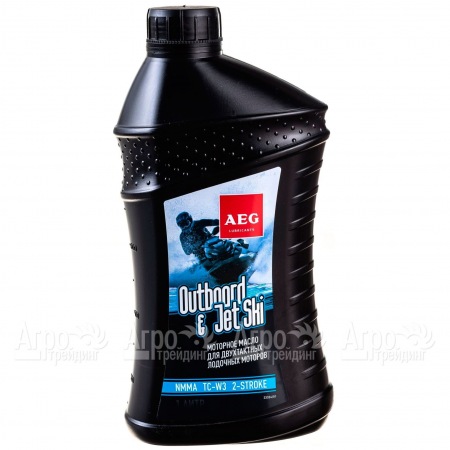 Масло AEG Outboard&amp;JetSki 2Т Oil NMMA TC-W3 1 л для 2-х тактных двигателей  в Курске