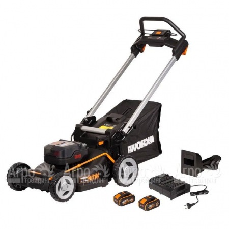 Газонокосилка аккумуляторная Worx WG748E в Курске