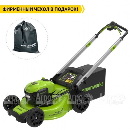Газонокосилка аккумуляторная GreenWorks GD40LM48SPК4  в Курске