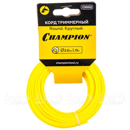 Корд триммерный Champion Round 2.0мм, 15м (круглый) в Курске