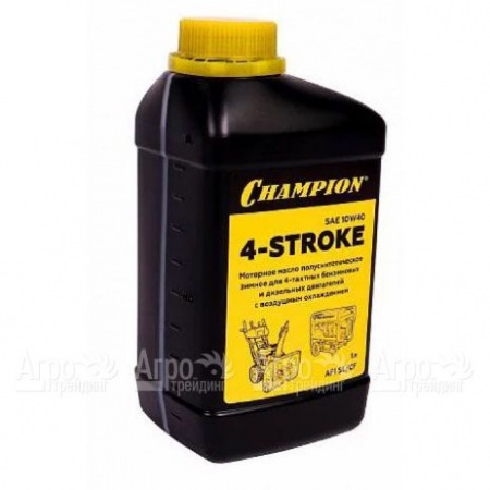 Масло полусинтетическое зимнее Champion SAE 10W40 API SL/CF 0.6 л для 4-тактных двигателей  в Курске