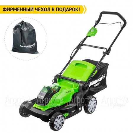 Газонокосилка аккумуляторная GreenWorks G40LM41K6  в Курске