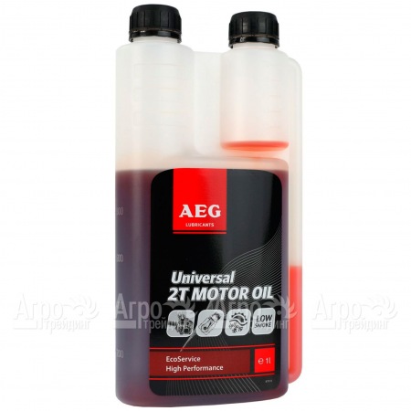Масло минеральное Universal AEG 2T Motor Motor Oil API TC 1 л для 2-х тактных двигателей в Курске