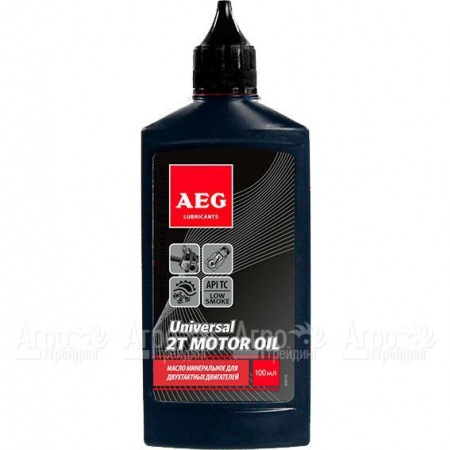 Масло AEG Semi Synthetic 2T Motor Oil API TC п/с 100 мл для 2-х тактных двигателей в Курске