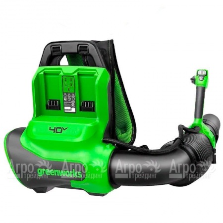 Воздуходувка аккумуляторная GreenWorks 40V 2408107 (без аккумулятора и зарядного устройства)  в Курске