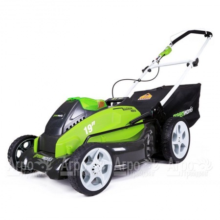 Газонокосилка аккумуляторная GreenWorks G-Max G40LM45 40V 45 см (без батареи и зарядного устройства) в Курске