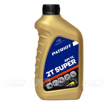 Масло полусинтетическое Patriot Super Active API TC 0.946 л для 2-х тактных двигателей  в Курске