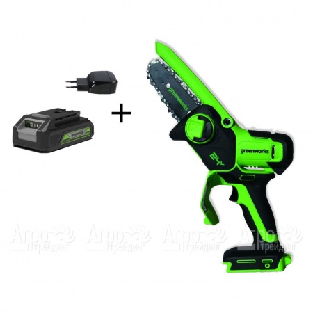Аккумуляторная пила GreenWorks G24MCS10K2 в Курске