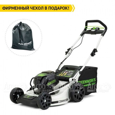 Газонокосилка аккумуляторная GreenWorks GC82LM51SP2 (без аккумулятора и зарядного устройства)  в Курске