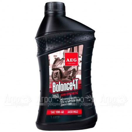 Масло AEG Balance п/с SAE 10W-40 JASO-MA2 1 л для 4-х тактных двигателей  в Курске