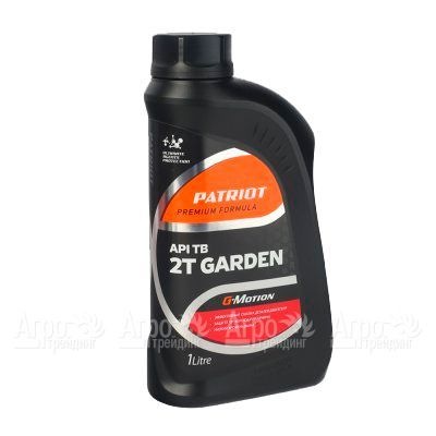 Масло минеральное Patriot G-Motion 2Т Garden API TB 1 л для 2-х тактных двигателей в Курске