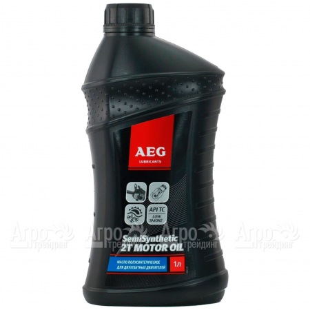 Масло AEG Semi Synthetic 2T Motor Oil API TC 1 л для 2-х тактных двигателей в Курске