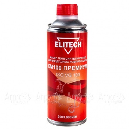 Масло полусинтетическое Elitech КМ100 2003.000200 ISO 100 0.45 л для воздушных компрессоров в Курске
