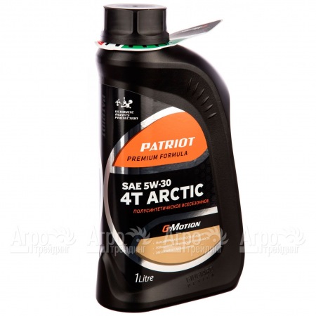 Масло полусинтетическое Patriot G-Motion SAE 5W-30 4Т Arctic 1 л для 4-х тактных двигателей  в Курске
