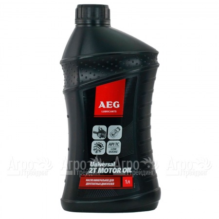 Масло минеральное Universal AEG 2T Motor Oil API TC 1 л для 2-х тактных двигателей в Курске