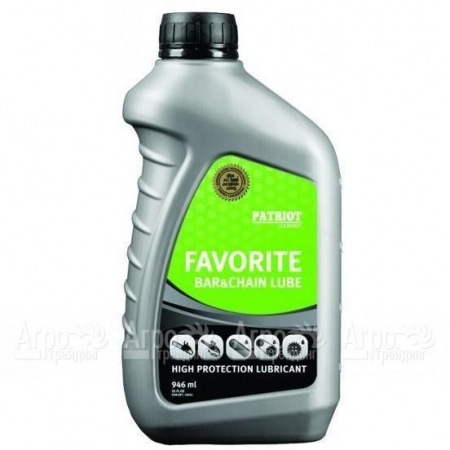 Масло Patriot Favorite Bar&#38;Chain Lube 946 мл для смазки цепей в Курске