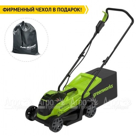 Газонокосилка аккумуляторная GreenWorks GD24LM33K2 в Курске