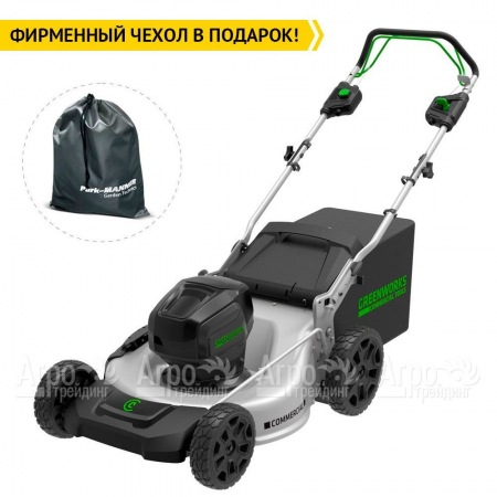Газонокосилка аккумуляторная GreenWorks GC82LM51SPK5  в Курске
