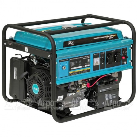Бензогенератор Wert G 8000E (W0101.015.00) 6 кВт в Курске