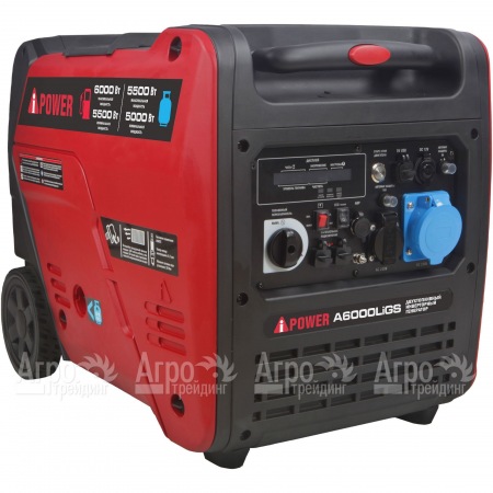 Бензогенератор инверторный A-iPower A6000LiGs 5.5 кВт в Курске