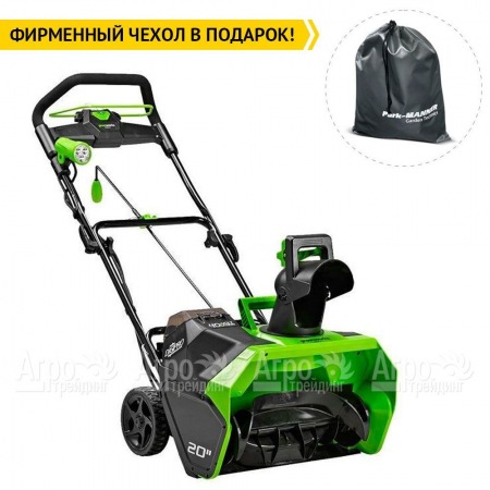 Снегоуборщик аккумуляторный GreenWorks GD40STK5 5 Ач в Курске
