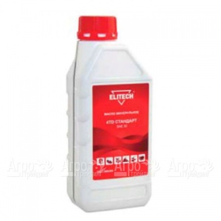 Масло минеральное Elitech 2001.000300 SAE 30 1 л для 4-х тактных двигателей в Курске