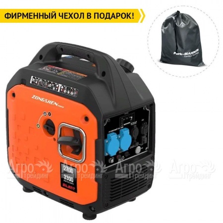 Бензогенератор инверторный Zongshen BQH 3300 E 2.7 кВт в Курске