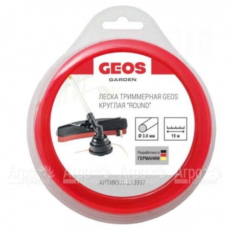 Леска триммерная круглая GEOS by Al-Ko Round 3 мм, 15 м в блистере в Курске